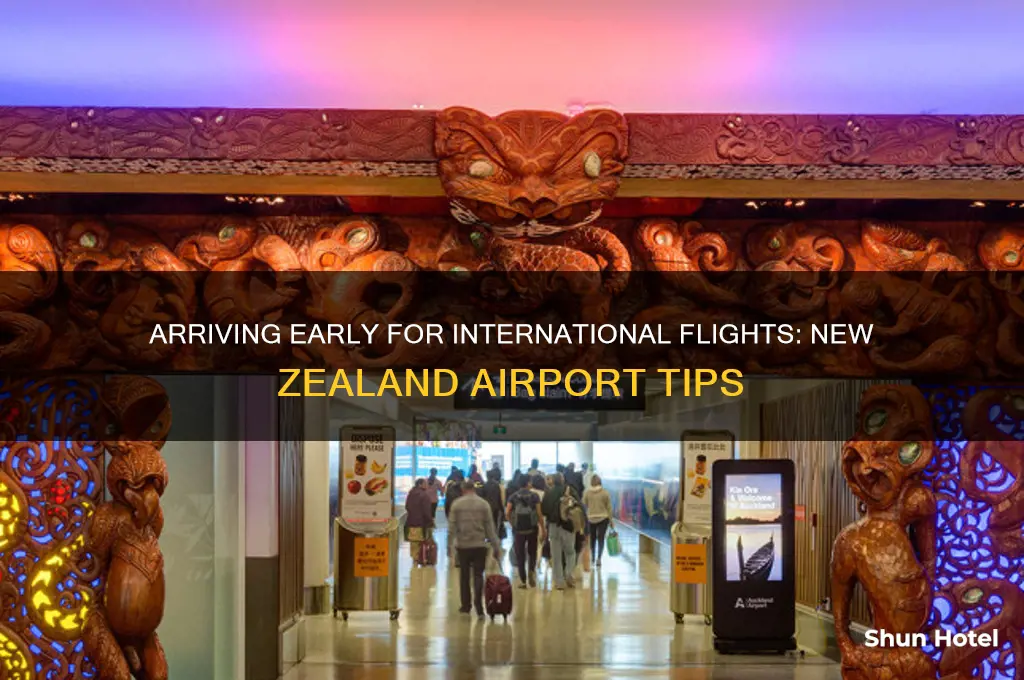 how early to arrive airport international new zealand