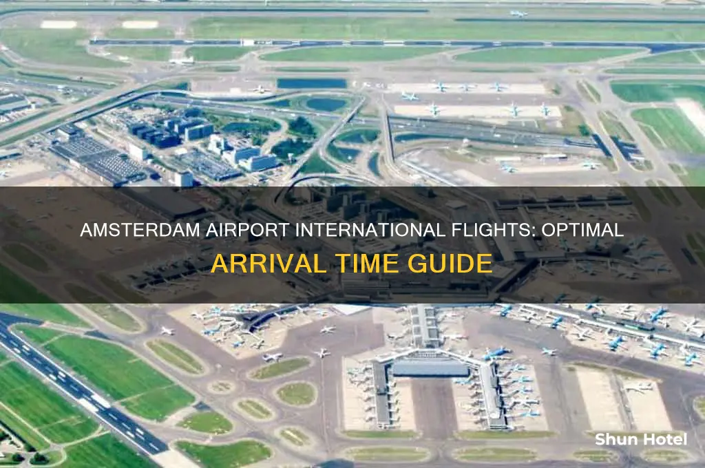 how early to arrive at amsterdam airport for international flight