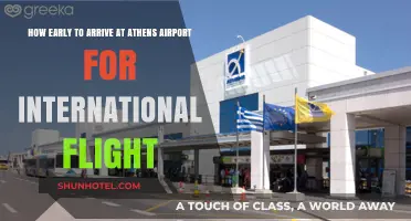 Athens Airport International Flights: Optimal Arrival Time Guide