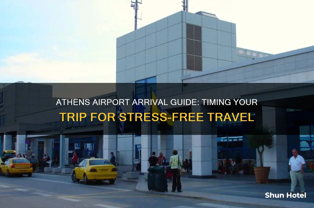 how early to arrive at athens international airport