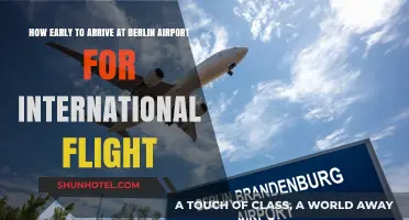 Arriving Early at Berlin Airport: International Flight Timing Tips