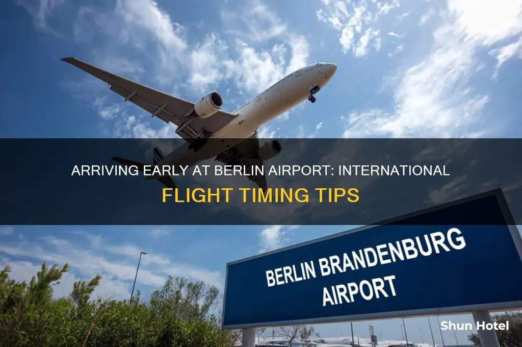 how early to arrive at berlin airport for international flight
