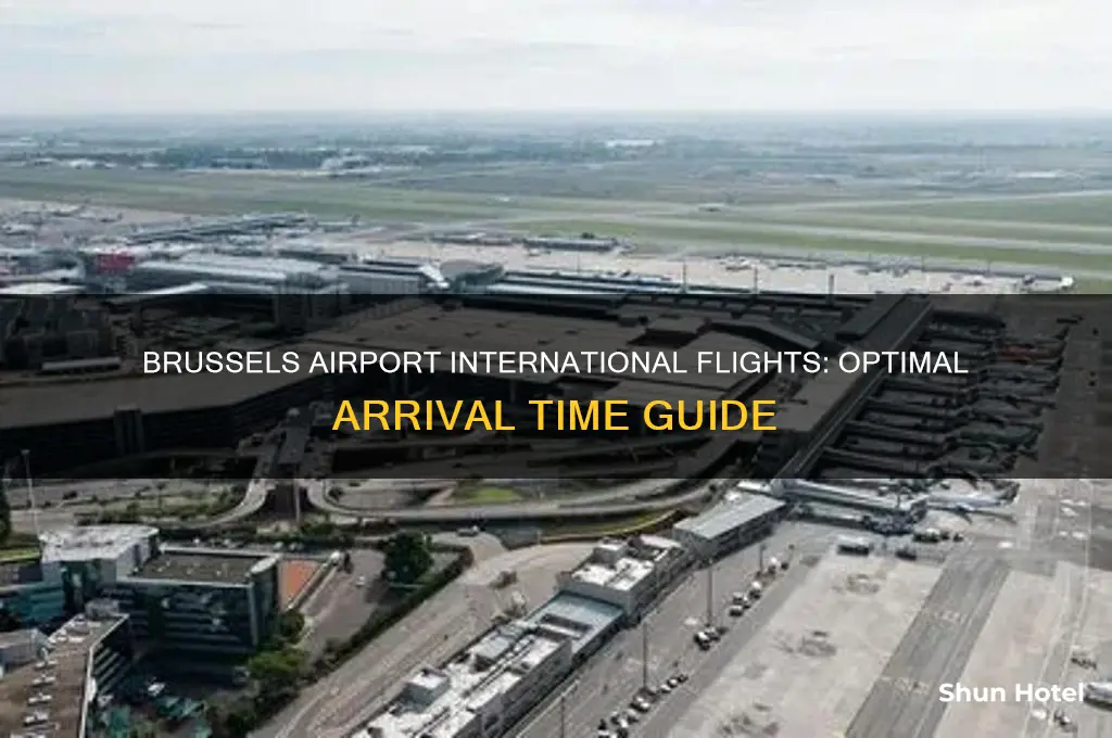 how early to arrive at brussels airport for international flight
