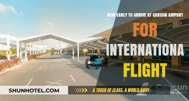 Cancun Airport International Flight: Optimal Arrival Time Tips