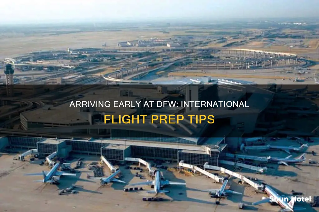 how early to arrive at dfw airport for international flight
