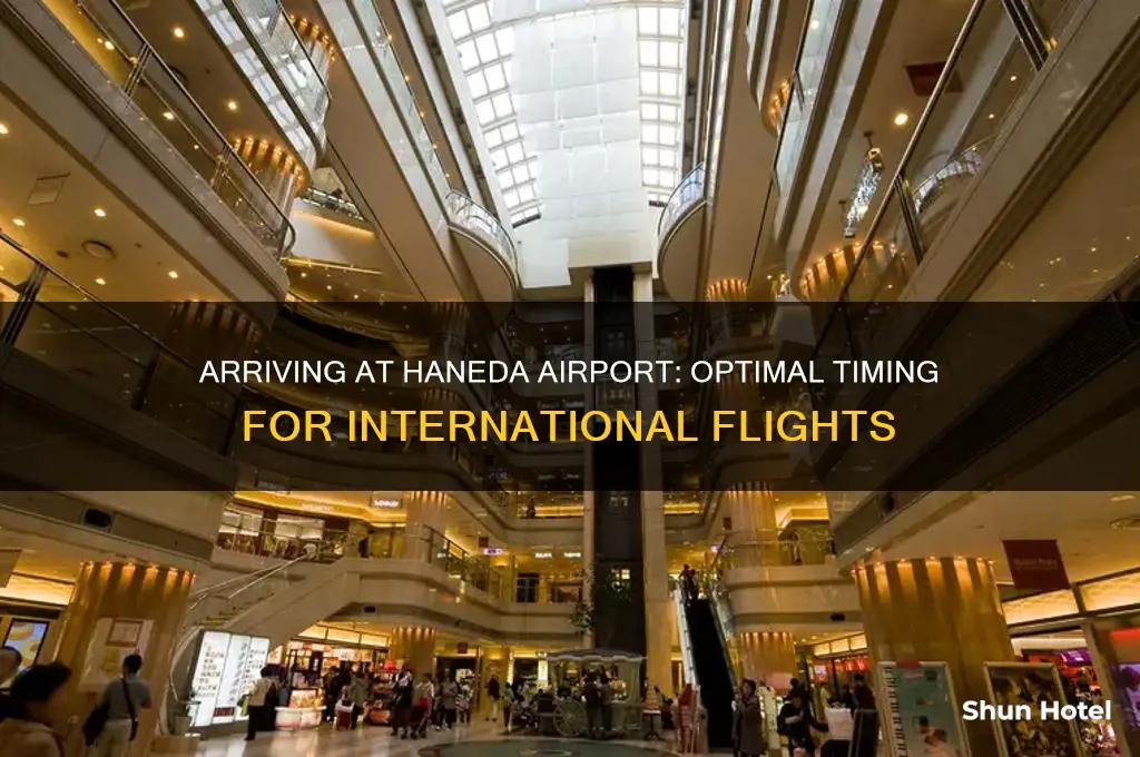 how early to arrive at haneda airport international