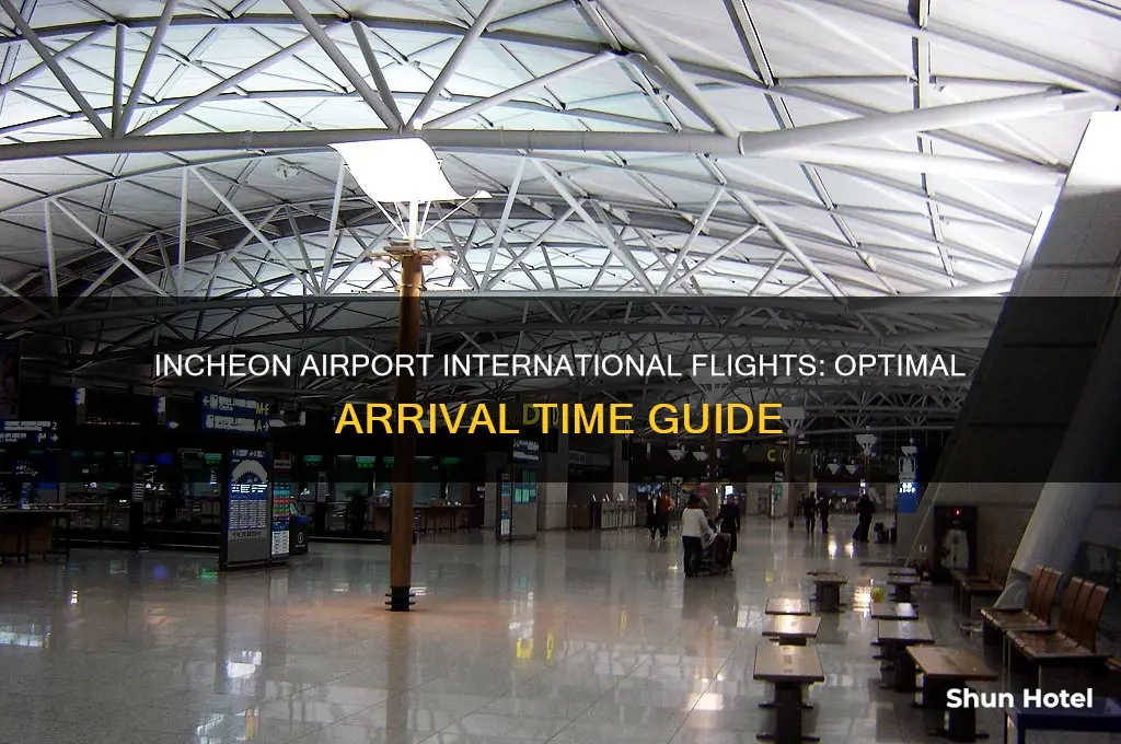 how early to arrive at incheon airport for international flight
