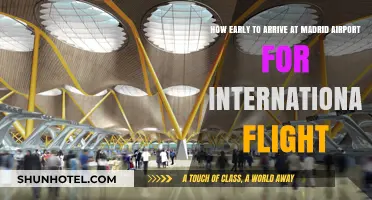 Arriving Early at Madrid Airport: International Flight Timing Tips