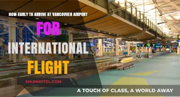 Vancouver Airport International Flights: Optimal Arrival Time Guide