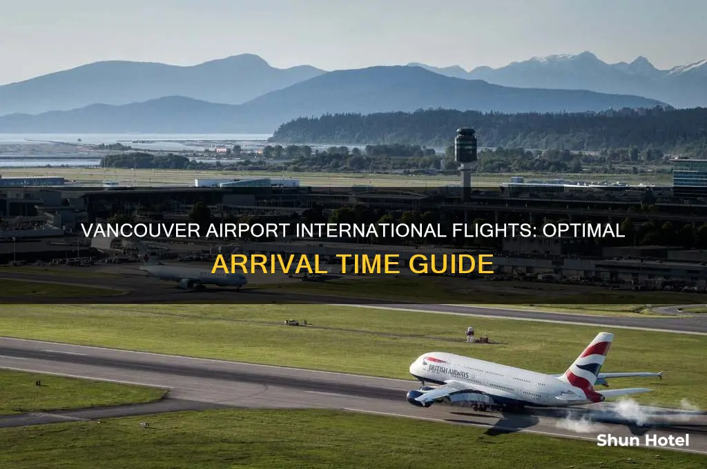 how early to arrive at vancouver airport for international flight