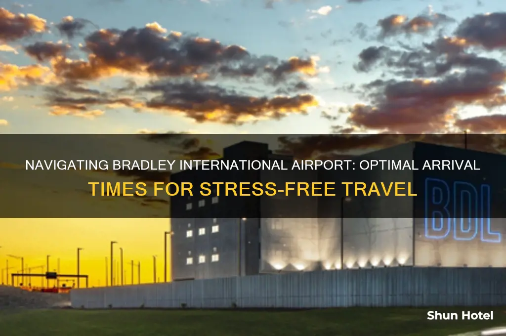 how early to get to airport at bdl
