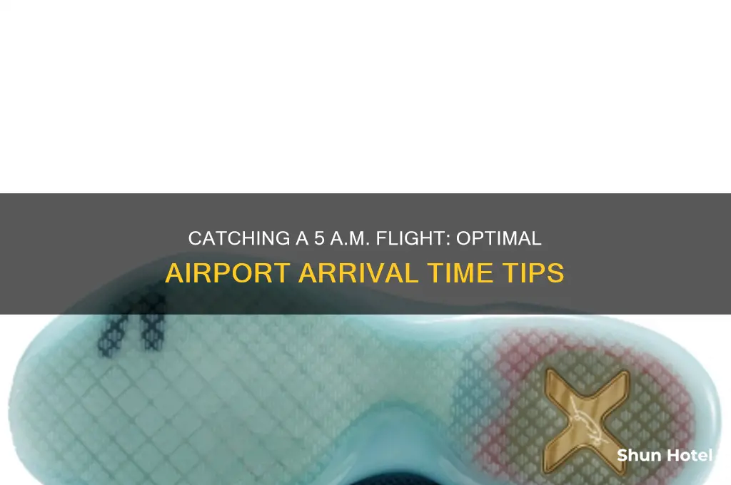 how early to get to airport for 5 a.m. flight