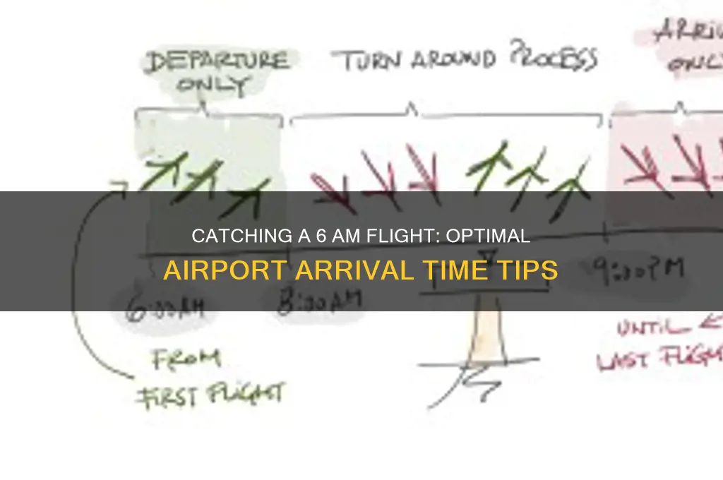 how early to get to airport for 6 am flight
