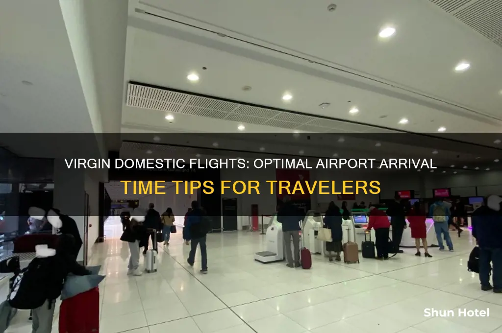 how early to get to airport for domestic flight virgin