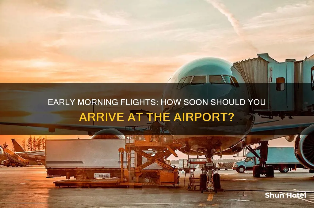 how early to get to airport for early morning flight