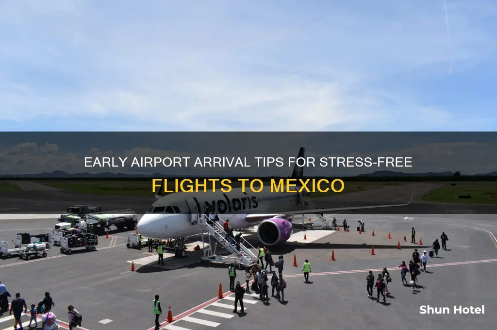 how early to get to airport for flight to mexico