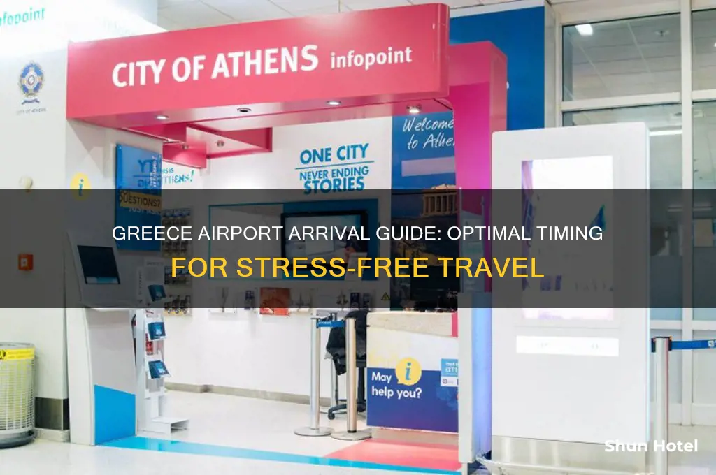 how early to get to airport in greece