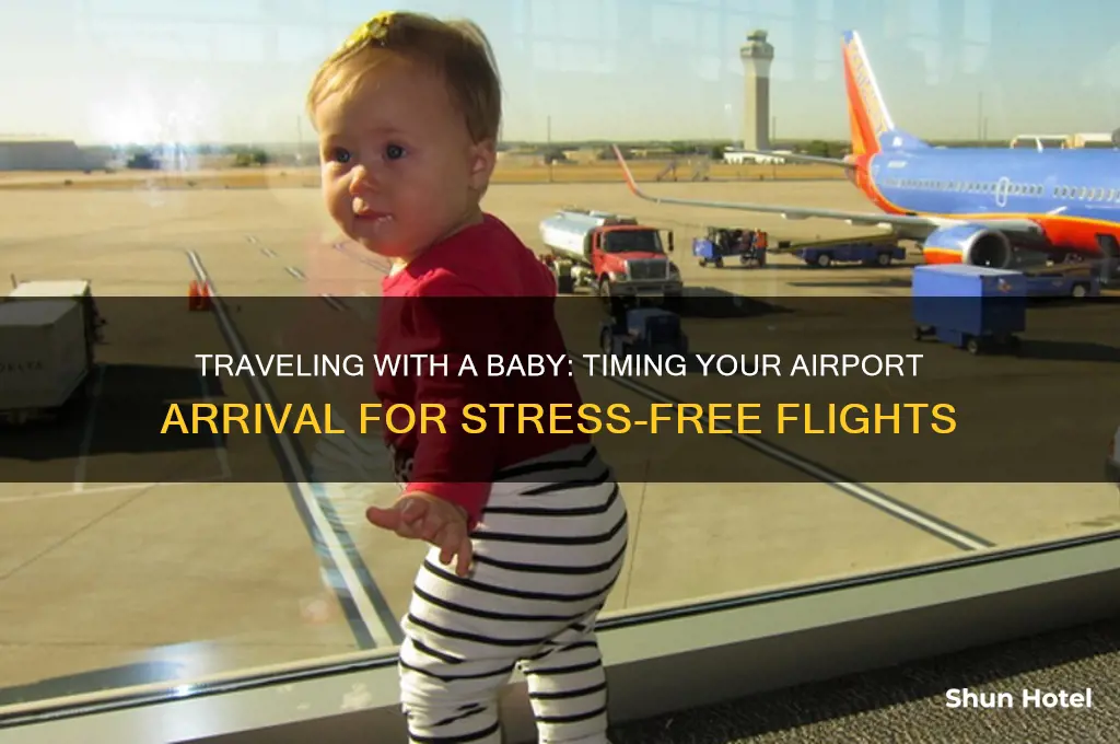 how early to get to airport with baby