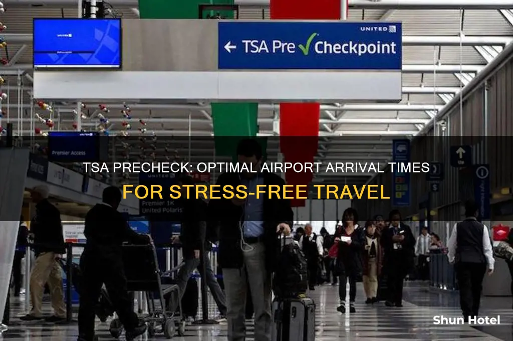 how early to get to airport with tsa precheck
