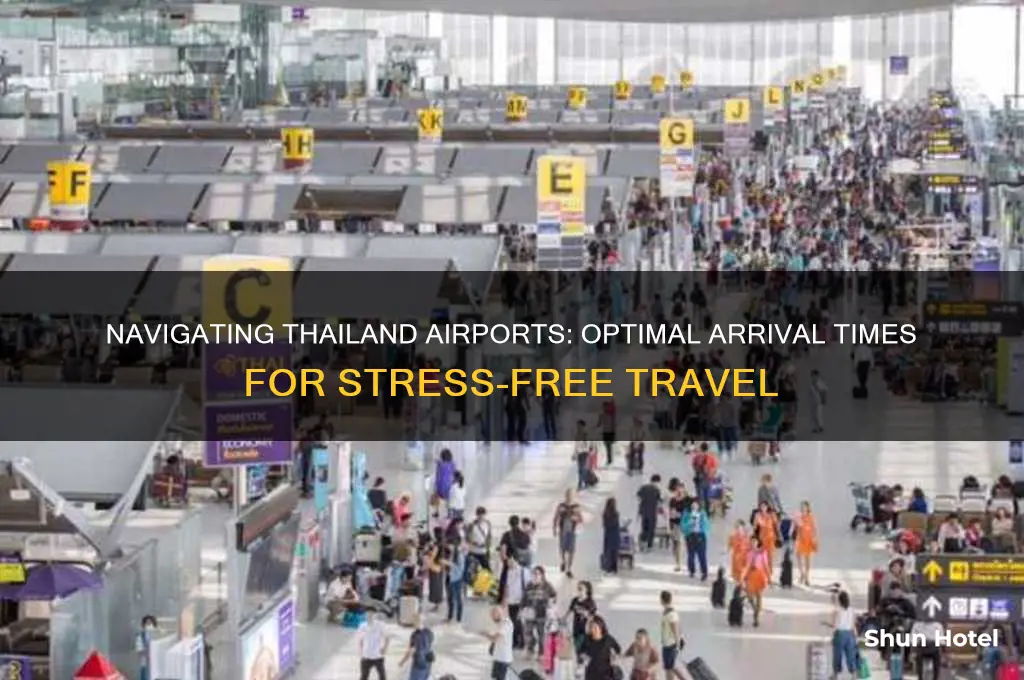 how early to get to airports in thailand