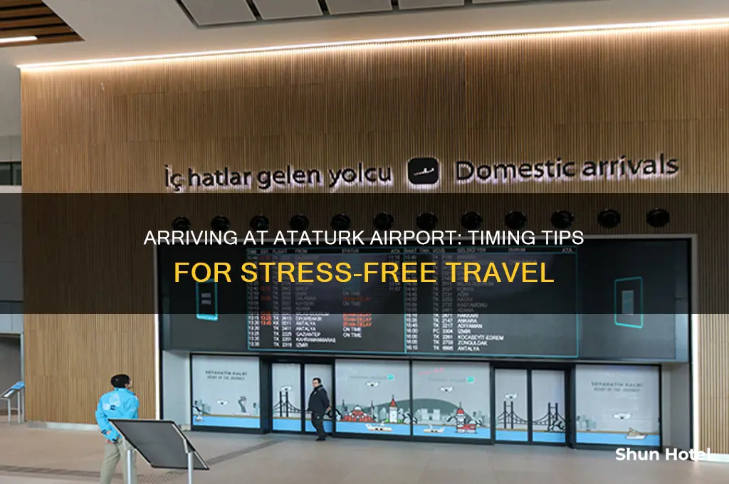 how early to get to ataturk airport