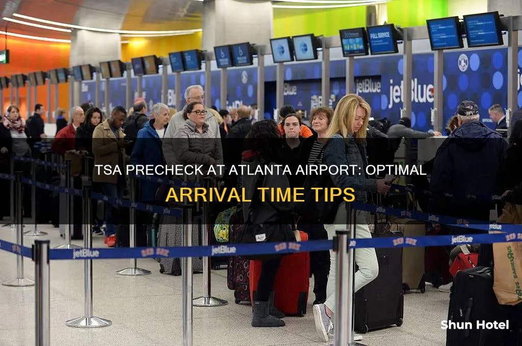 how early to get to atlanta airport with tsa precheck