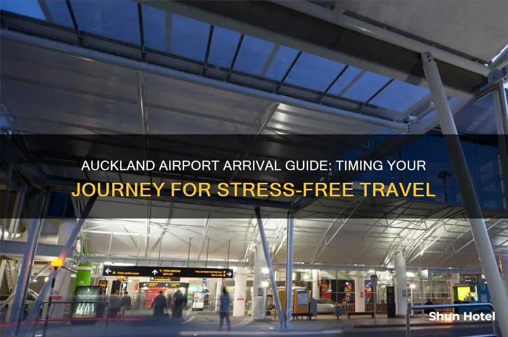 how early to get to auckland airport
