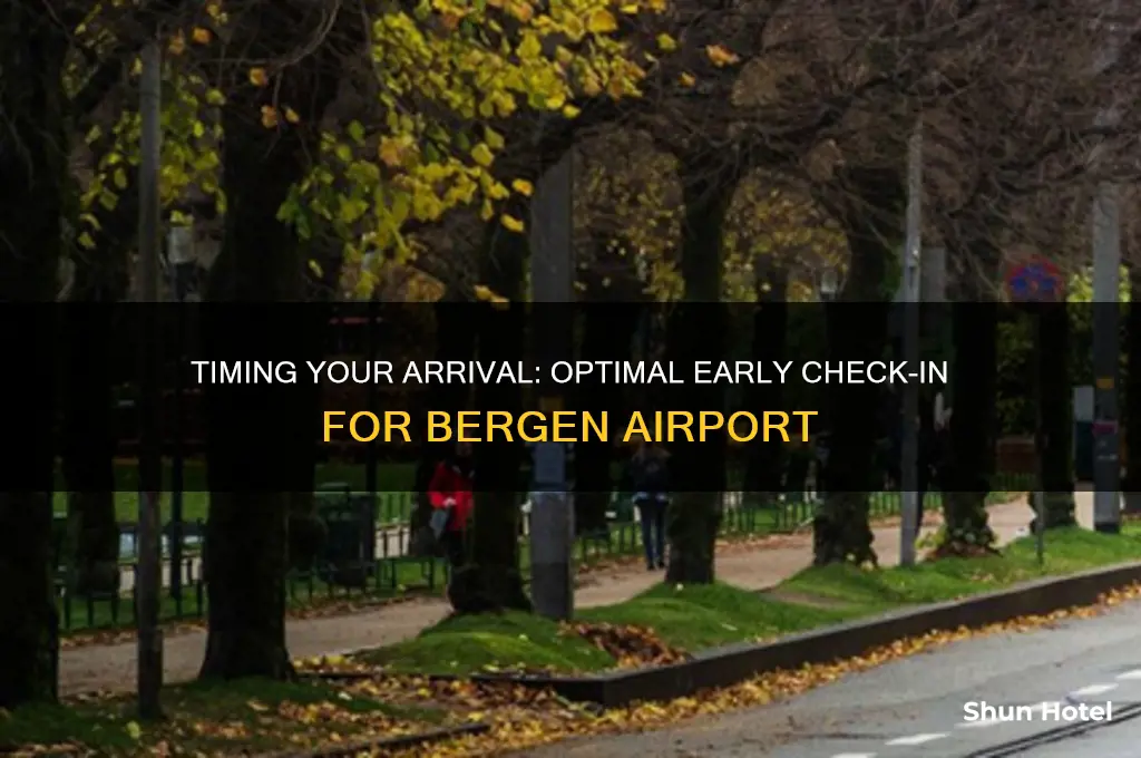 how early to get to bergen airport