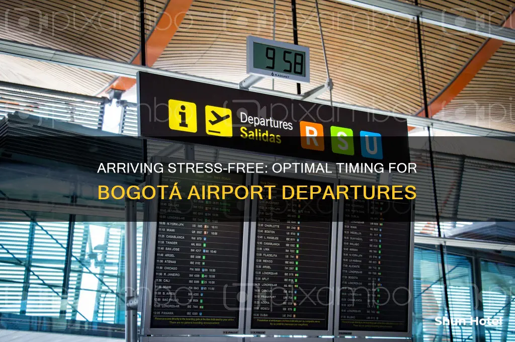how early to get to bogota airport