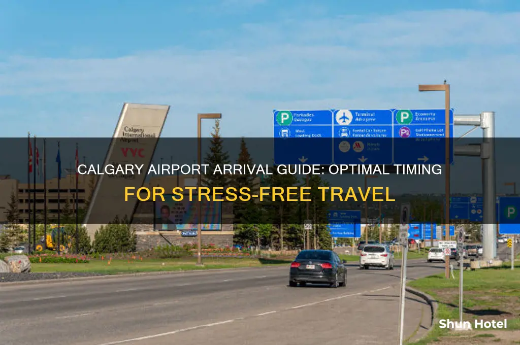 how early to get to calgary airport