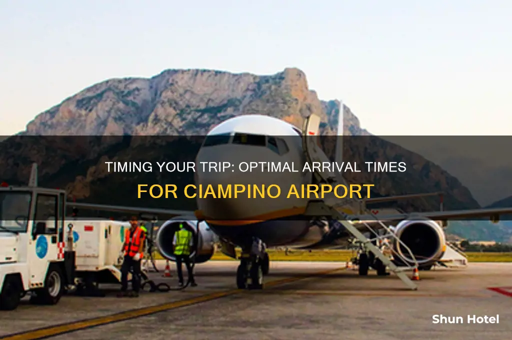 how early to get to ciampino airport