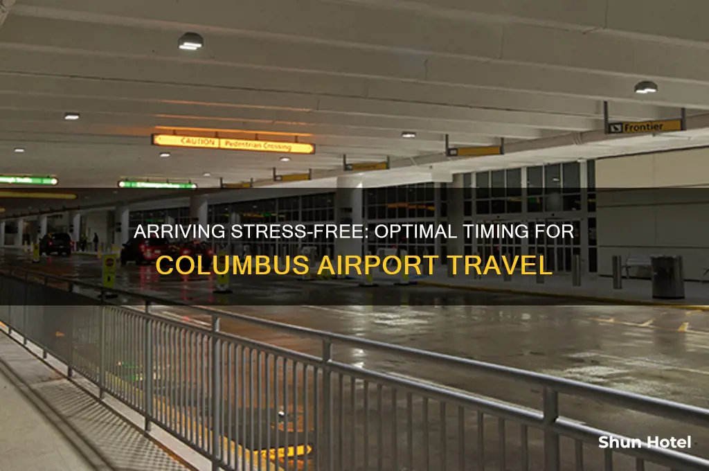 how early to get to columbus airport