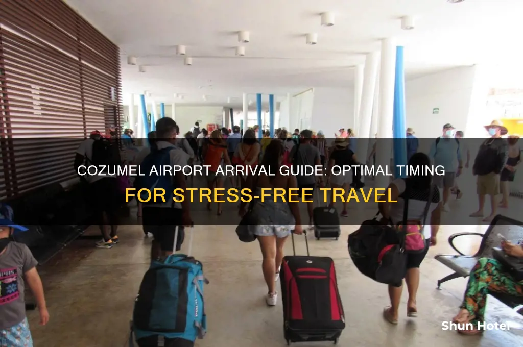 how early to get to cozumel airport