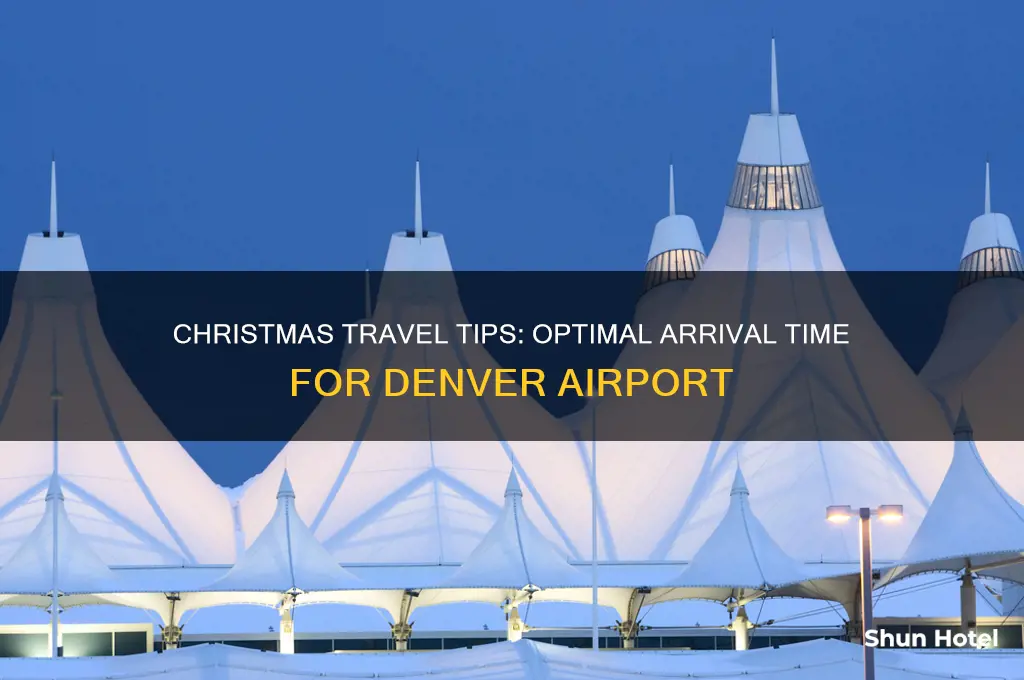 how early to get to denver airport during christmas