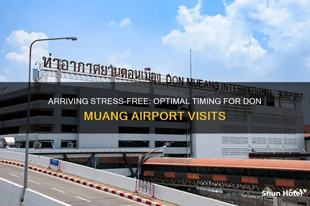 how early to get to don muang airport