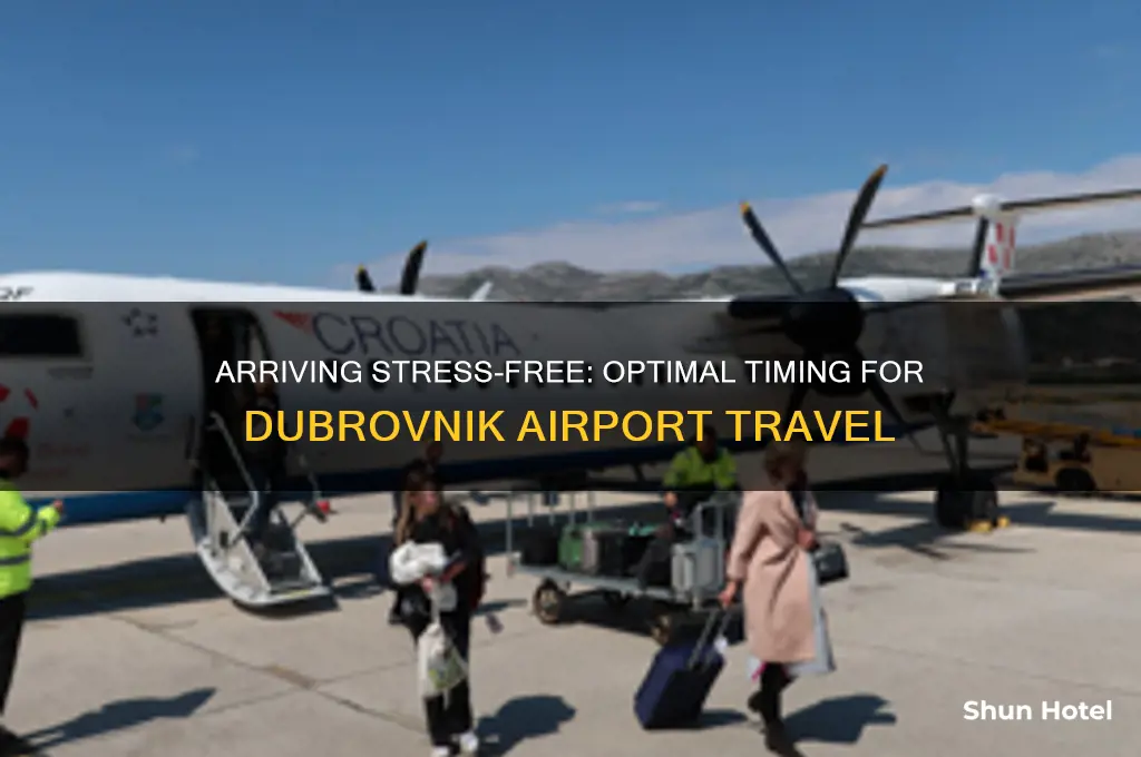 how early to get to dubrovnik airport