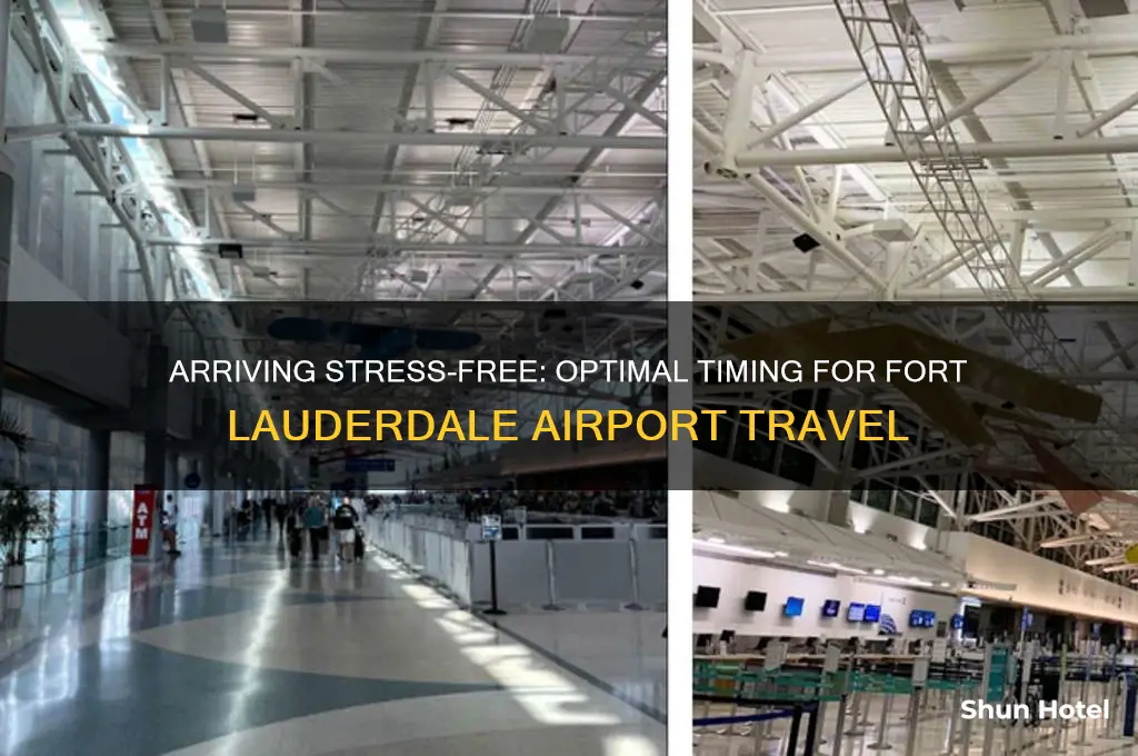 how early to get to fort lauderdale airport
