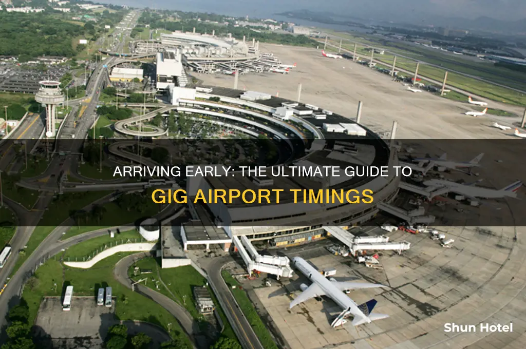 how early to get to gig airport