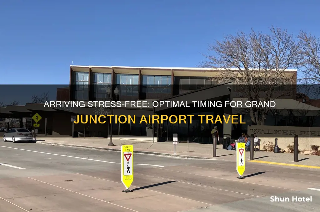 how early to get to grand junction airport