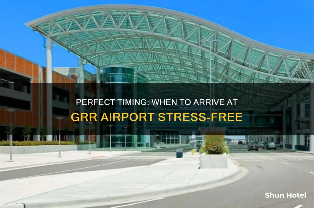 how early to get to grr airport