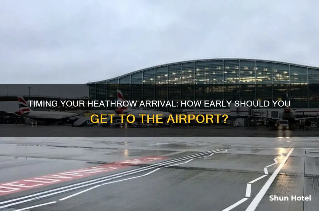 how early to get to heathrow airport