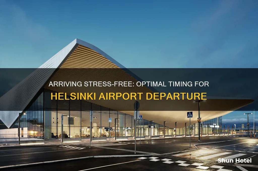 how early to get to helsinki airport