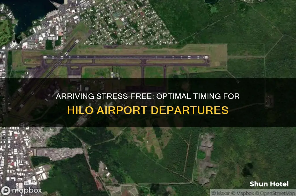 how early to get to hilo airport
