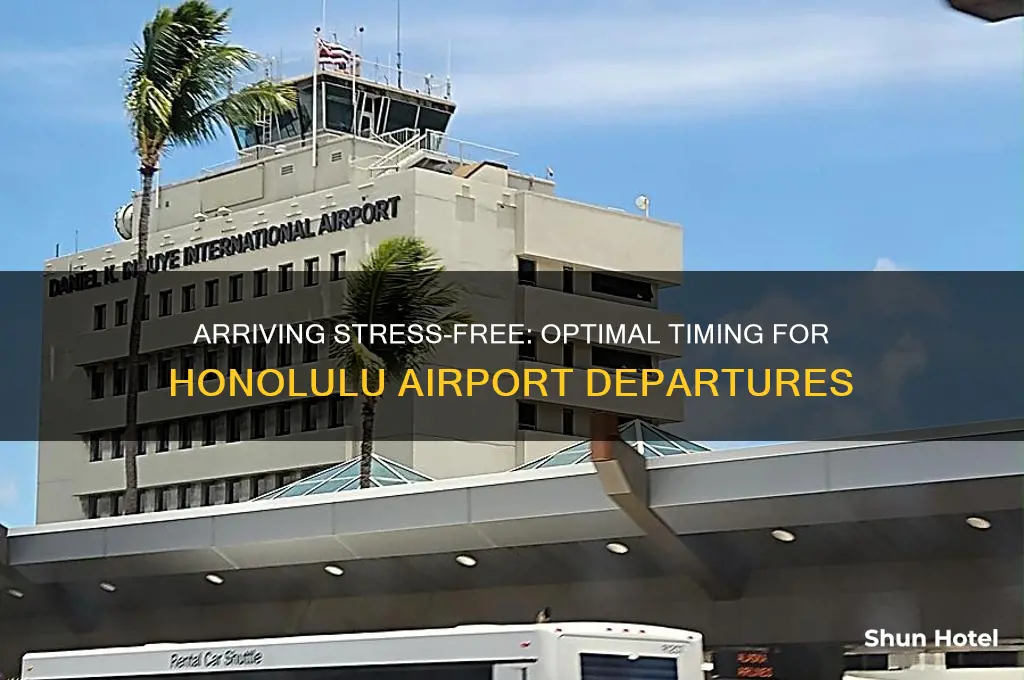 how early to get to honolulu airport