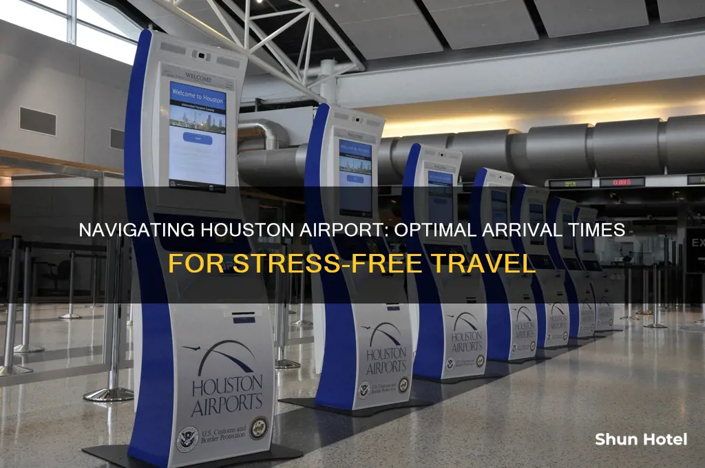 how early to get to houston airport