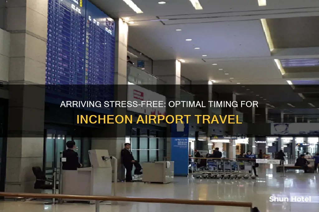 how early to get to incheon airport