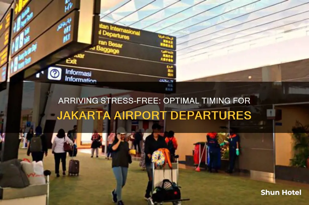 how early to get to jakarta airport