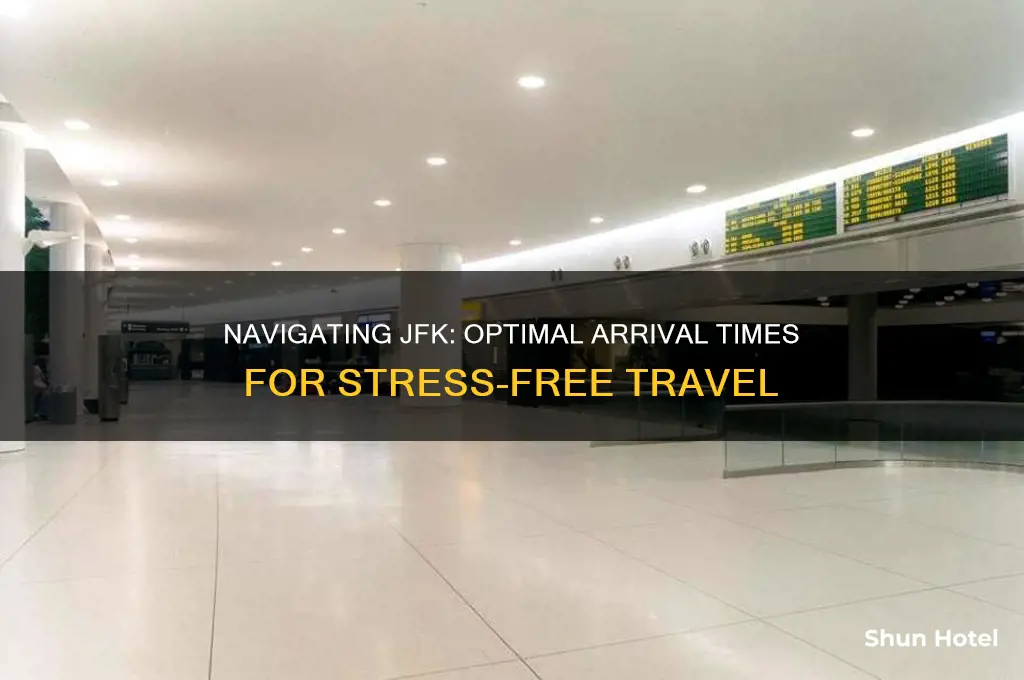 how early to get to jfk airport
