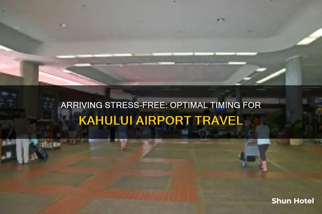 how early to get to kahului airport