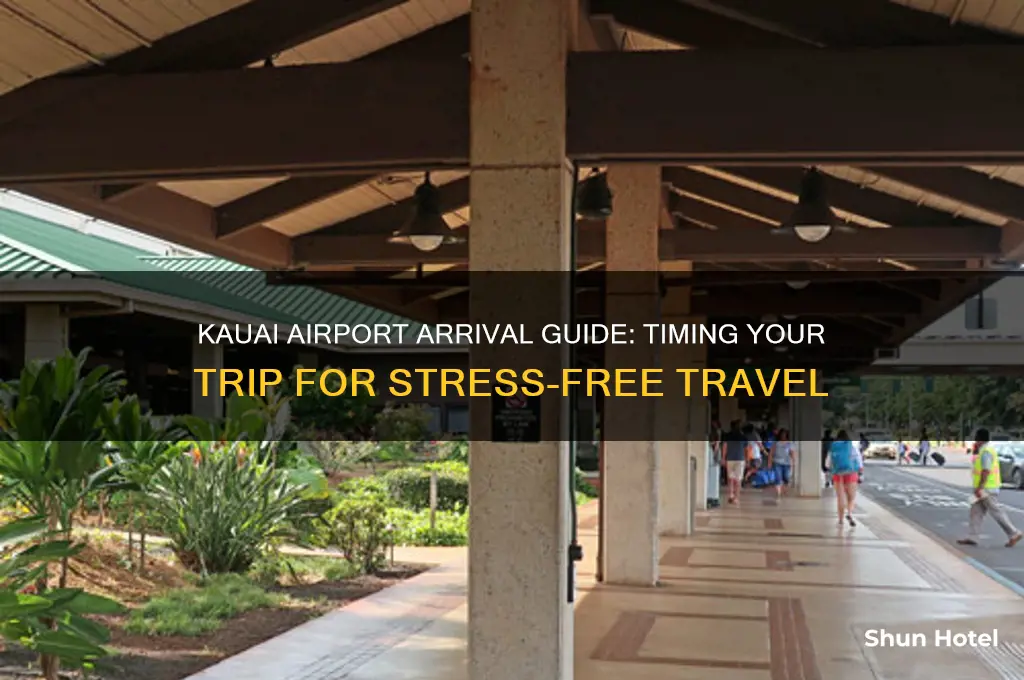 how early to get to kauai airport